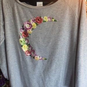 Floral Moon sweatshirt
